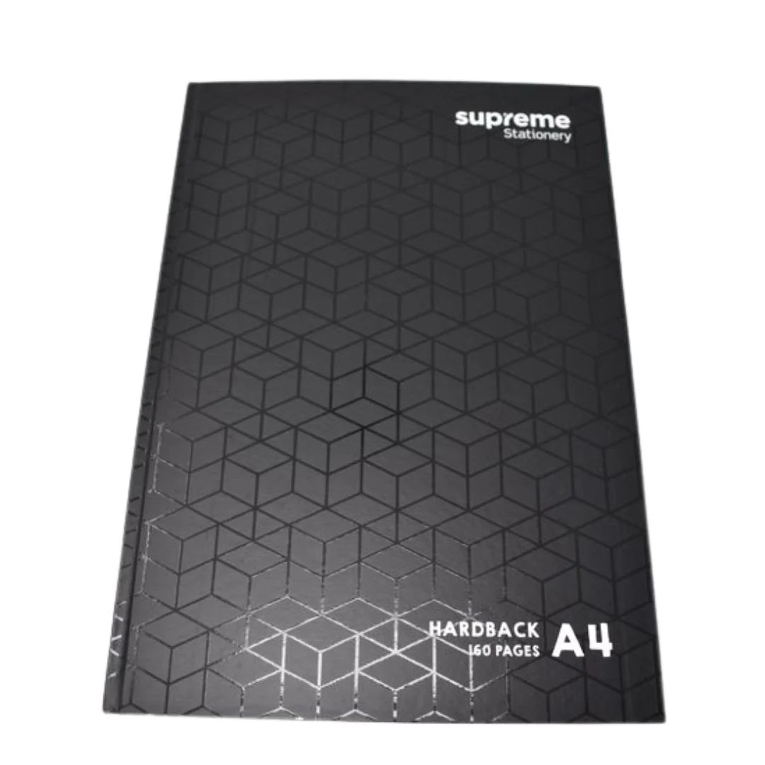 HARDBACK GEO A4 160PG BLACK EU (HB-3644)