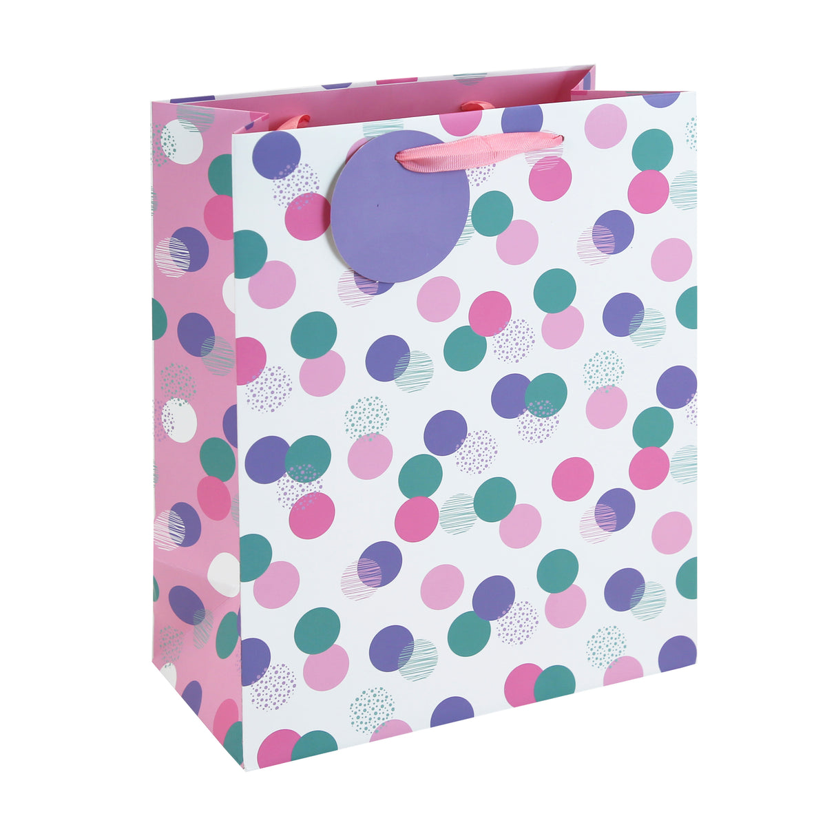 GIFT BAG FEMALE SPOTS LARGE (36986-2C)