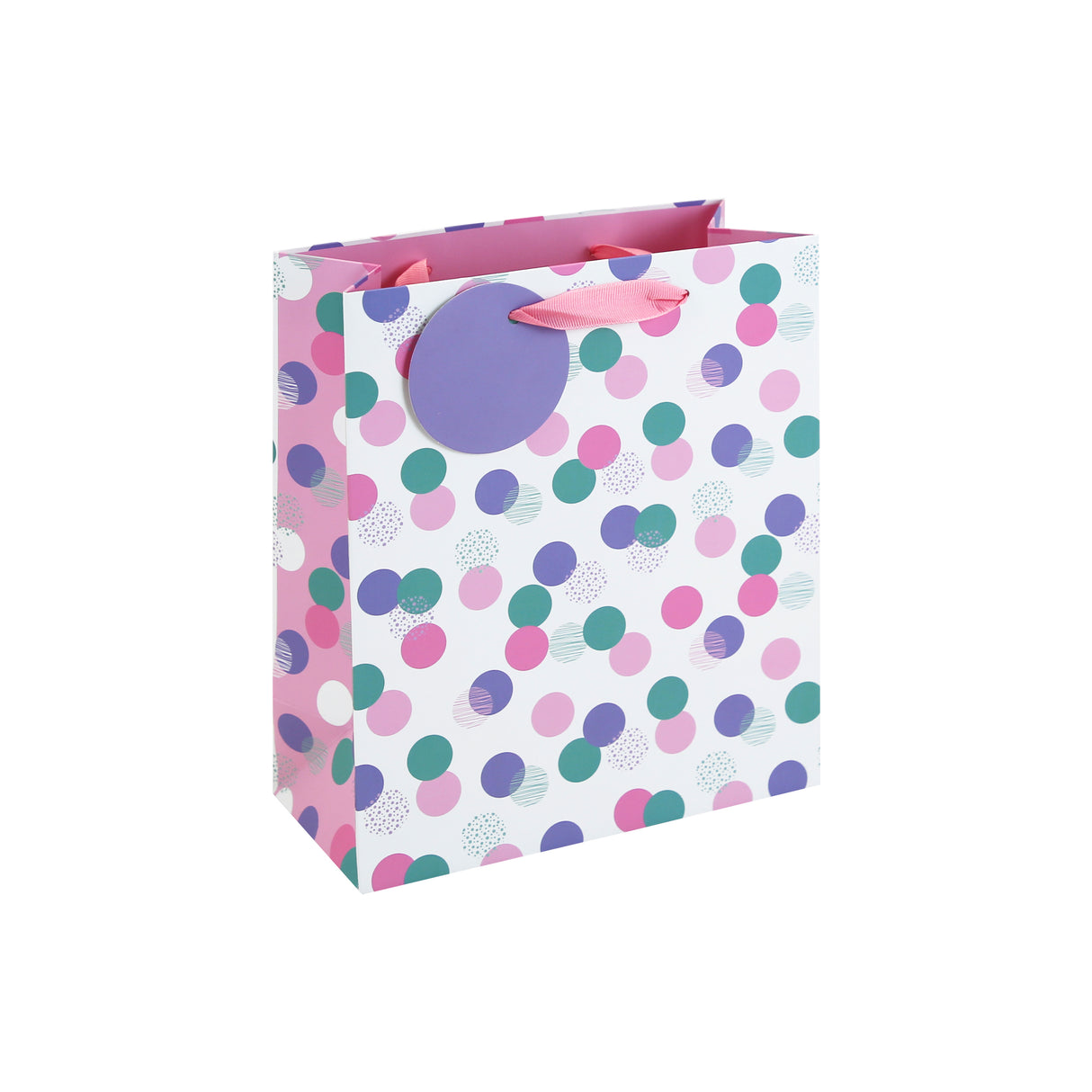 GIFT BAG FEMALE SPOTS MEDIUM (36986-3C)