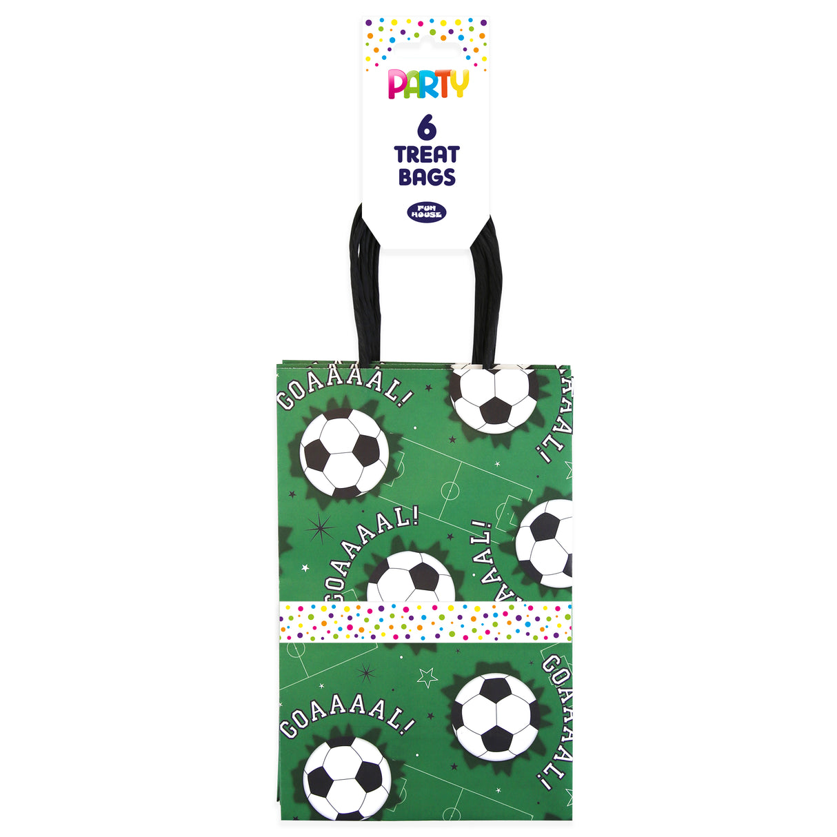 PARTY BAGS 6PK FOOTBALL (37220-FPBE)