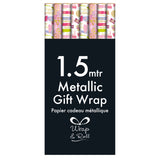 GIFTWRAP METALLIC 1.5M CDU36 (38063-GWC)