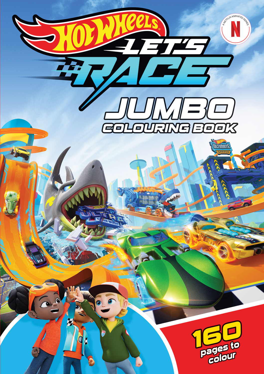 HOT WHEELS JUMBO COLOUR BOOK (3846/HWJC)