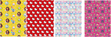 GIFTWRAP 4M LICENCED GIRLS DESIGNS (B2)