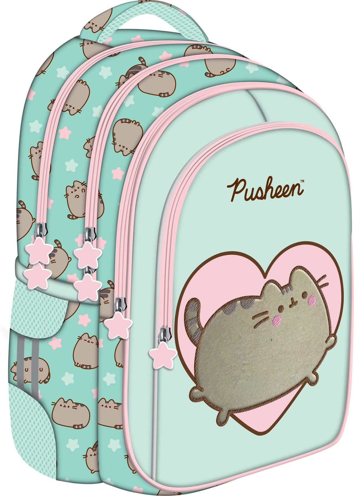 BACKPACK ST 16IN PUSHEEN MINT (BP58)