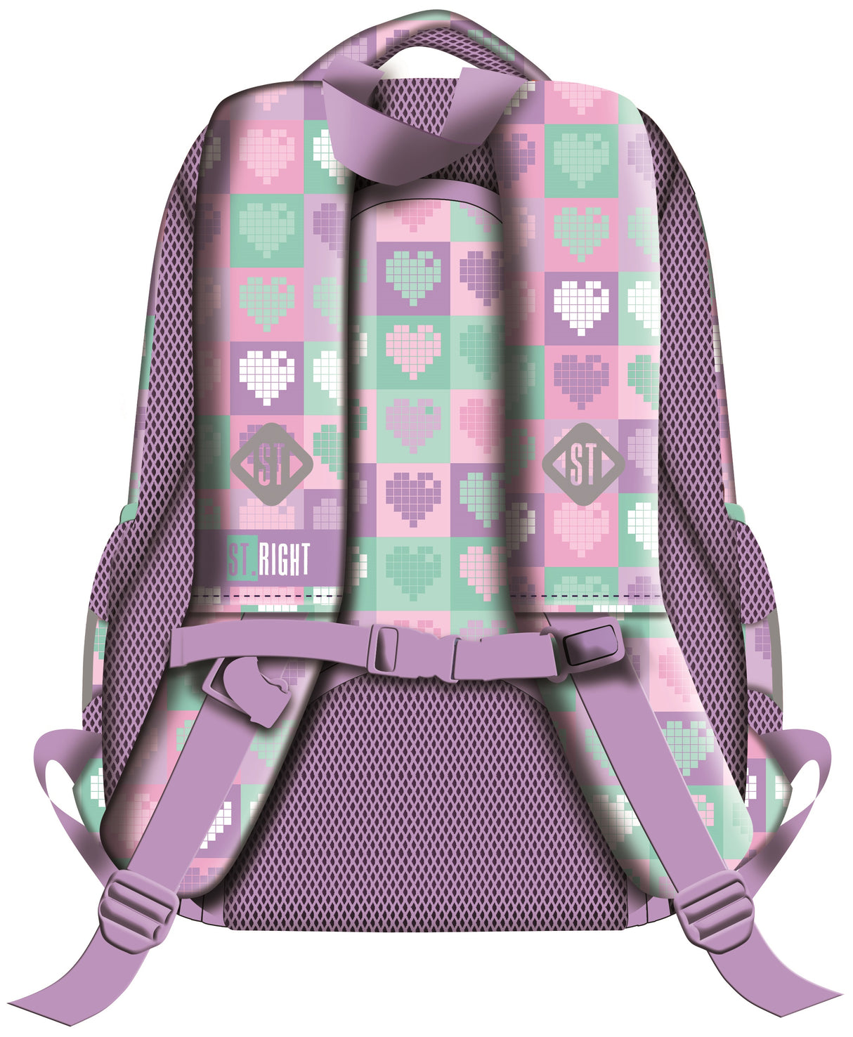 BACKPACK ST 15IN CANDY HEARTS (BP26)