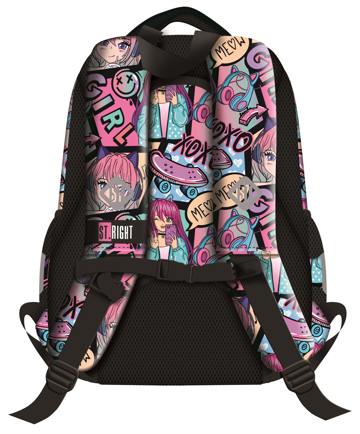 BACKPACK ST 15IN MANGA GIRL (BP26)