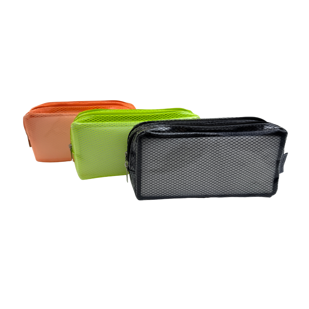 DOUBLE PENCIL CASE MESH MIX (PC-5982)