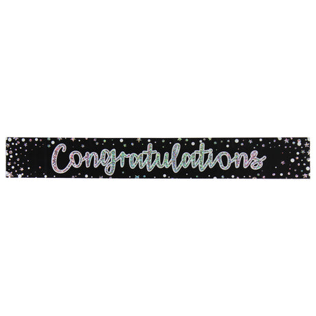 CONGRATULATIONS BANNER (6837-CONGCC)