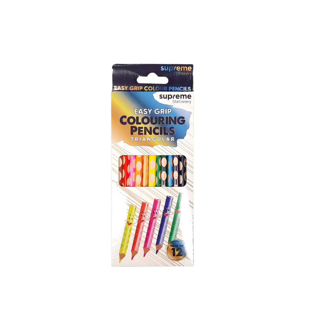 EASY GRIP COLOUR PENCILS 12PC (CP-7417)