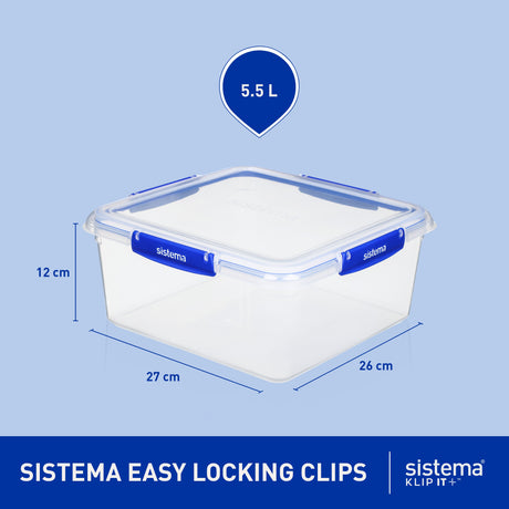 SISTEMA 5.5L LUNCH BOX (881850)
