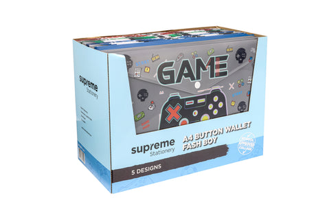 A4 BUTTON WALLET BOYS CDU (BW-9886-CDU)