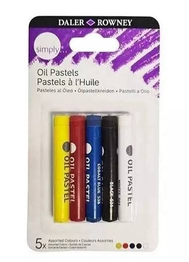 DALER ROWNEY 5PK OIL PASTELS (0005)