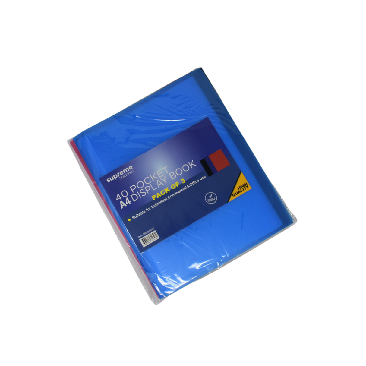 DISPLAY BOOK 40 POCKET 3PK B (DB40-6460)