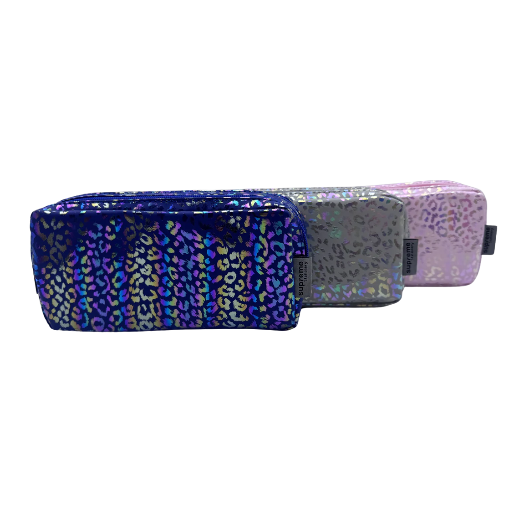 DOUBLE PENCIL CASE LEOPARD PNT (PC-1793)
