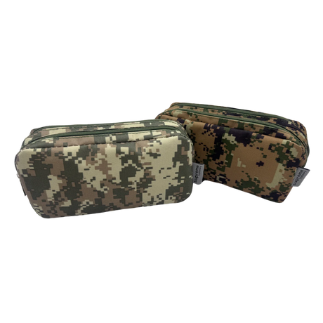 DOUBLE PENCIL CASE PIXEL CAMO (PC-1823)