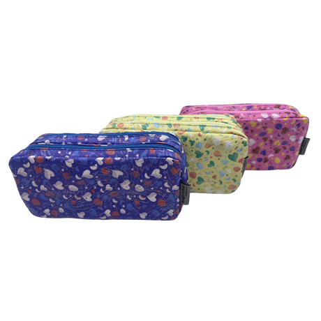 DOUBLE PENCIL CASE HEART MIX 2 (PC-1816)