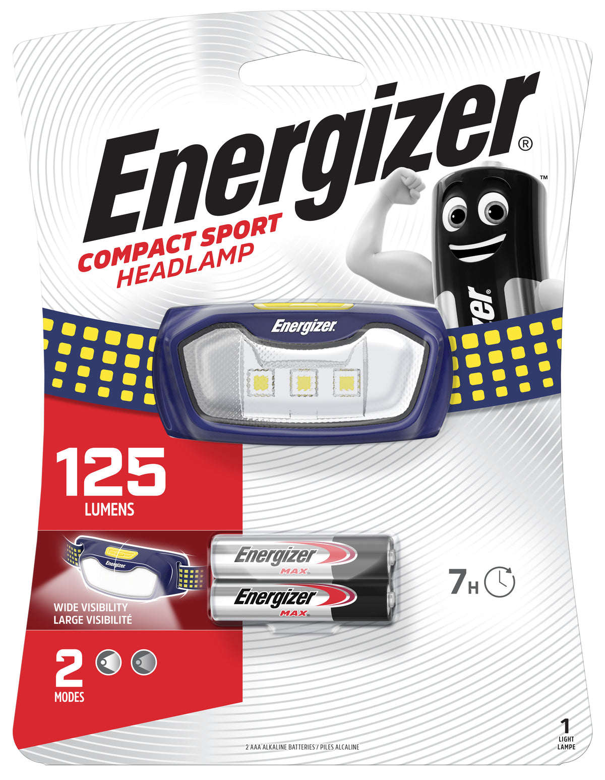 ENERGIZER COMP 125 LUM TORCH (HEAD-125)