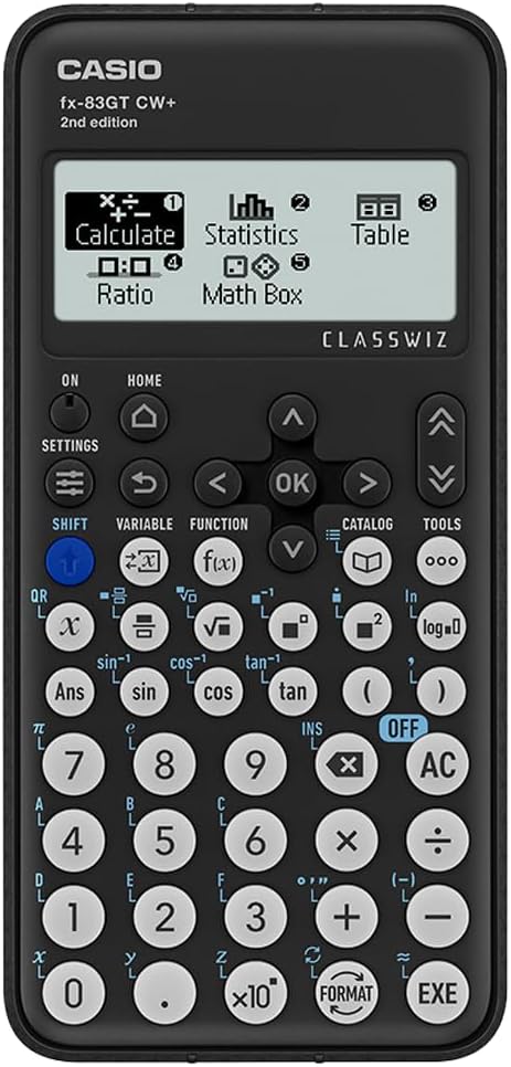 CASIO CALCULATOR BLK (FX 83GTCW+)