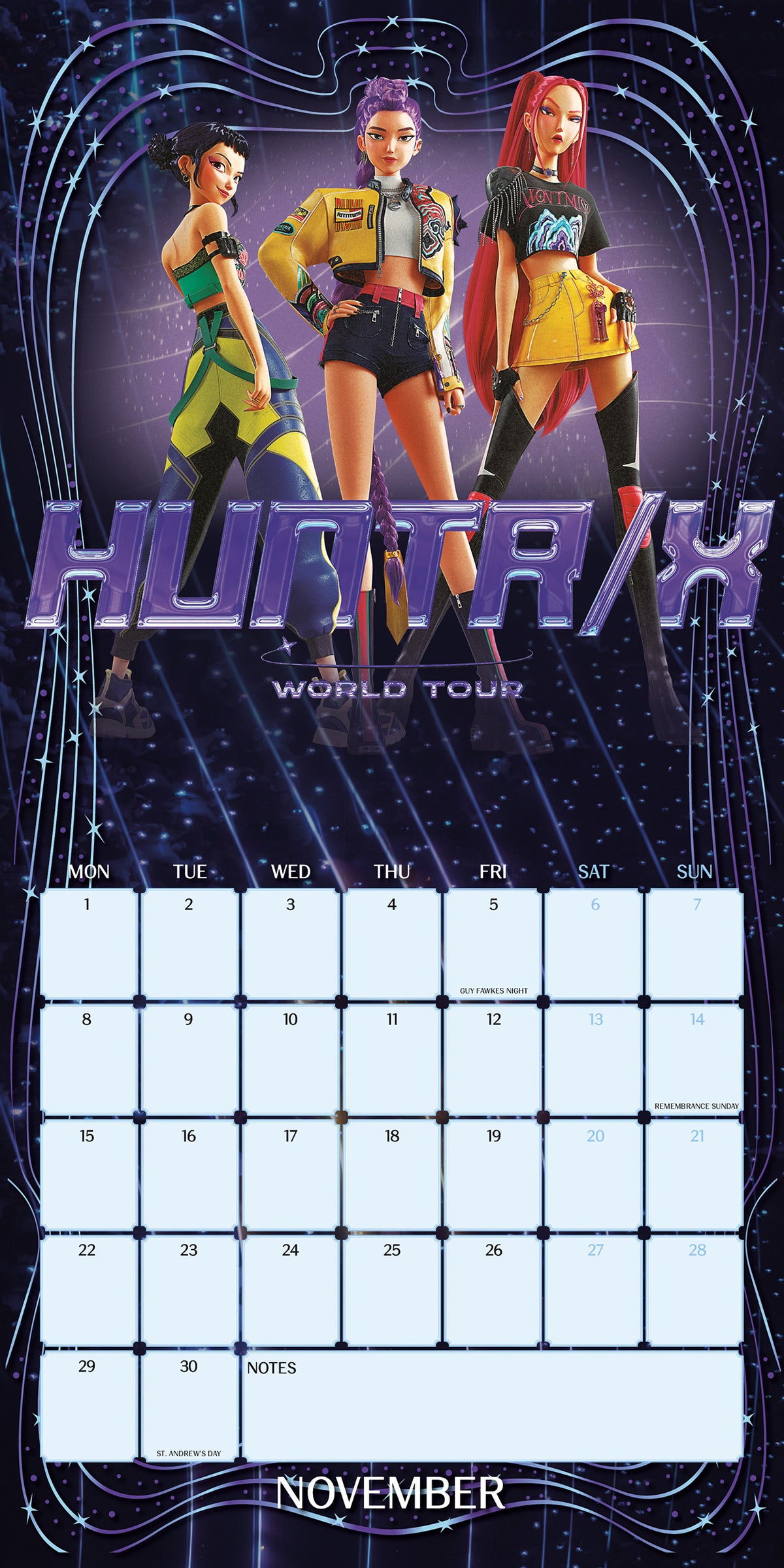 KPOP DEMON HUN 2027 SQ CALENDAR (3276)