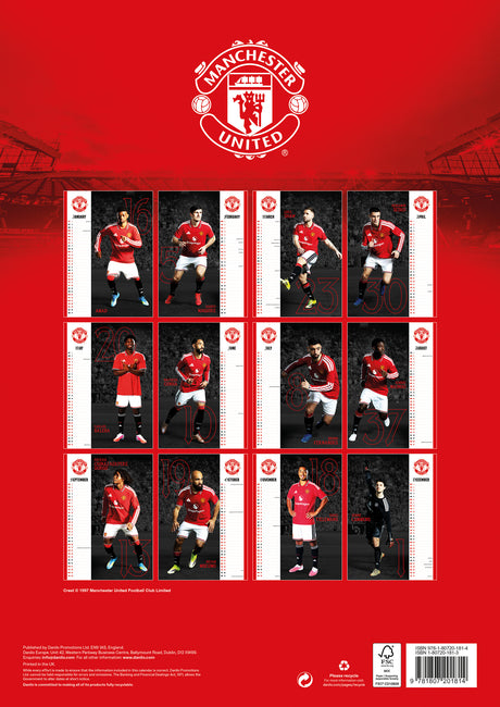 MANCHESTER UNITED FC 2027 A3 CAL (1807)