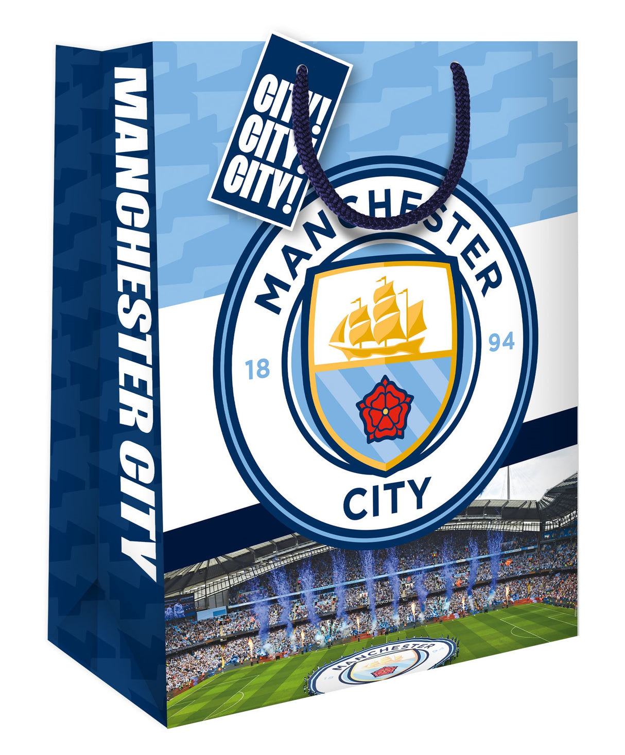 MAN CITY GIFT BAG MEDIUM (MCG001)