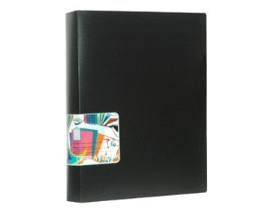 DISPLAY BOOK 20 POCKET BLK (QF2-6899B)