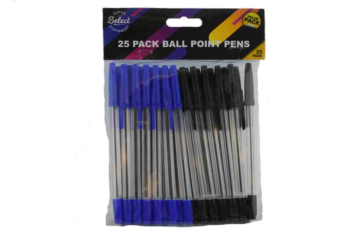 BALL POINT PENS 25PK (BP-6199)