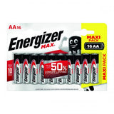 ENERGIZER ALKALINE AA BATTERY 16 PACK