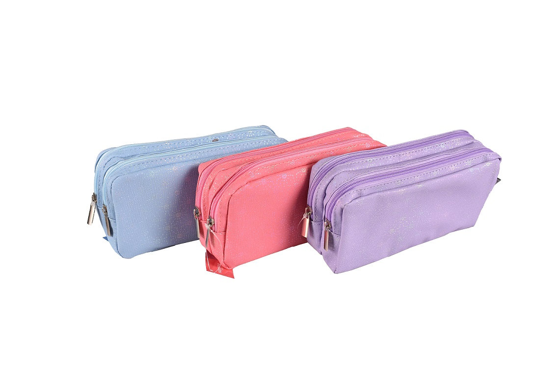 DOUBLE PENCIL CASE STAR EFFECT (PC-7741)