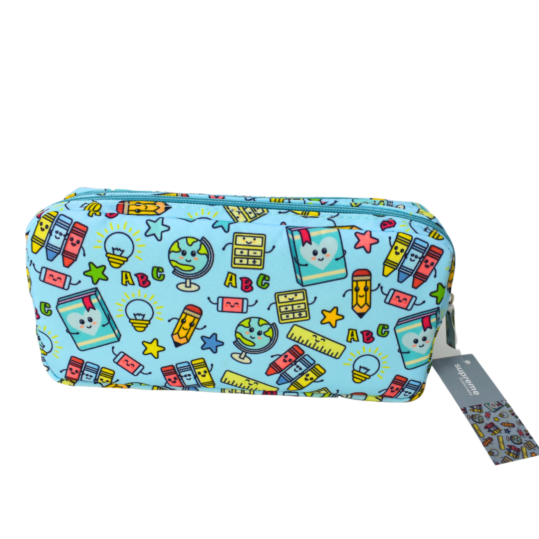 DOUBLE PENCIL CASE SCHOOL SKY (PC-7567)