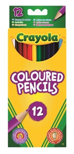 CRAYOLA COLOURED PENCILS 12PK (033612)