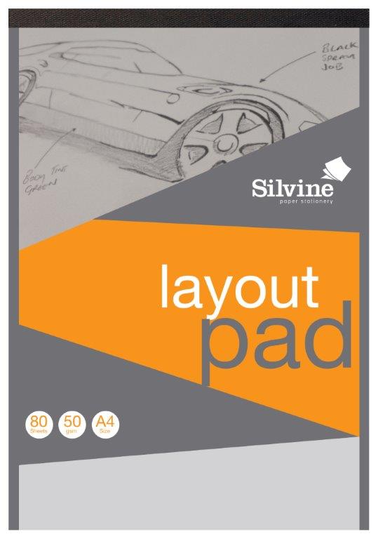 SILVINE PROF A4 LAYOUT PAD (A4LP)