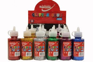 GLITTER GLUE 60ML ASST 12PK (GL-9253)