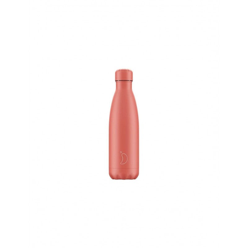 CHILLYS 500ML BOTTLE PASTEL CORAL (XB50)