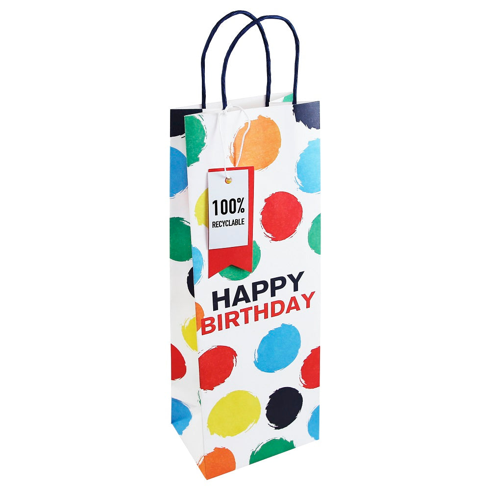 GIFT BAG BIRTHDAY BOTTLE (31421-4C)