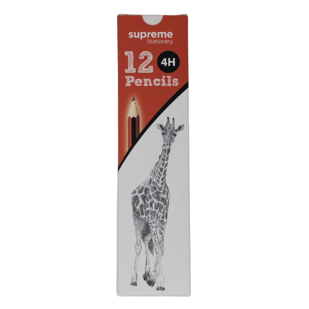 4H PENCIL 12PK BOX (HB-4H-7017)