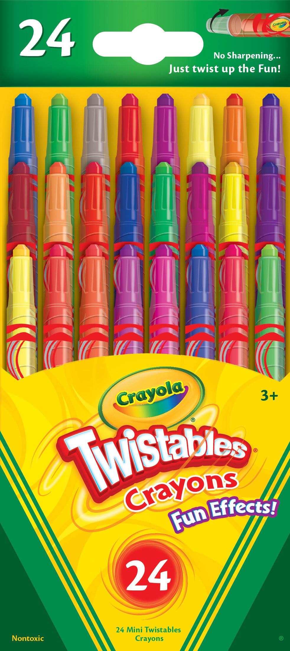 CRAYOLA TWISTABLES MINI 24PK (529824)