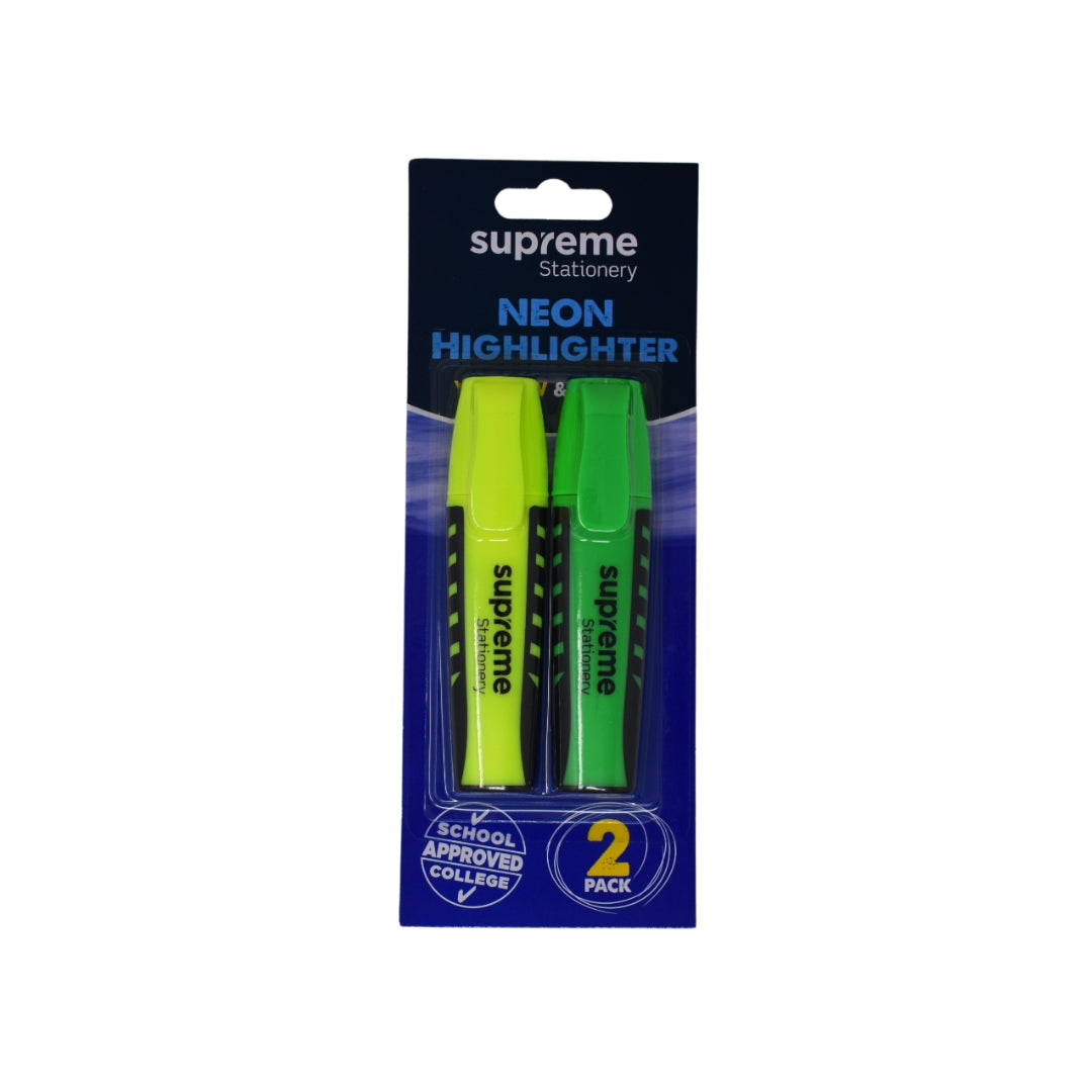 HIGHLIGHTER 2PK YELLOW/GREEN (HL-5051)