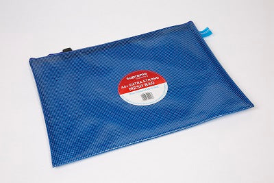 MESH BAG A4+ BLUE 50MIC (MZ-3107BU)