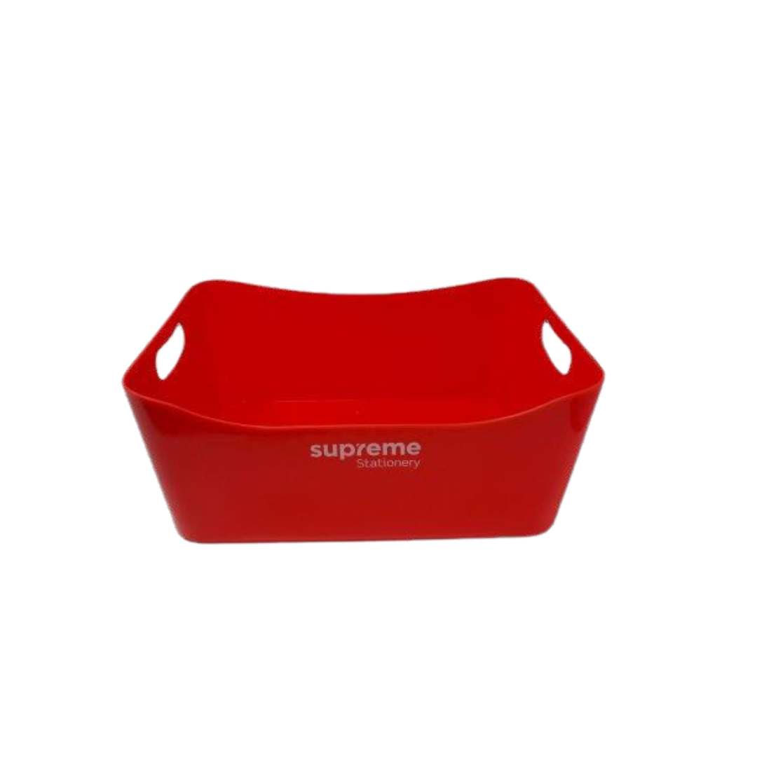 DESK STORAGE BASKET RED (BSK-1817)