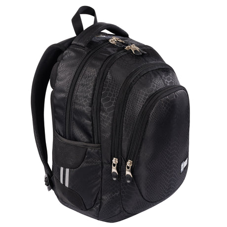 BACKPACK 17IN ST BLK SNAKE SKIN (BP-06)