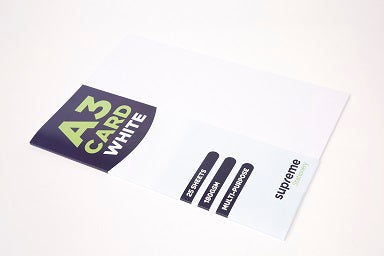 CARD A3 WHITE 20PK 160GSM (WC-4461)