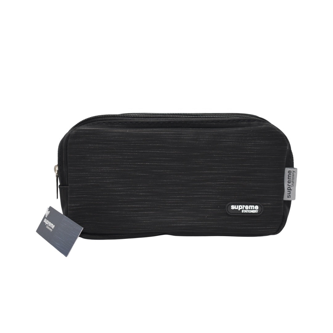 TRIPLE PENCIL CASE BLACK (PC-3699)