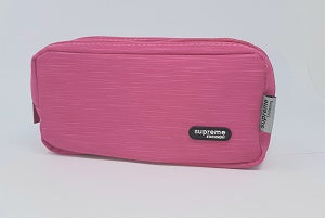 DOUBLE PENCIL CASE DARK PINK (PC-0131)