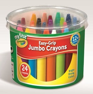 CRAYOLA JUMBO CRAYONS 24PK (818104)