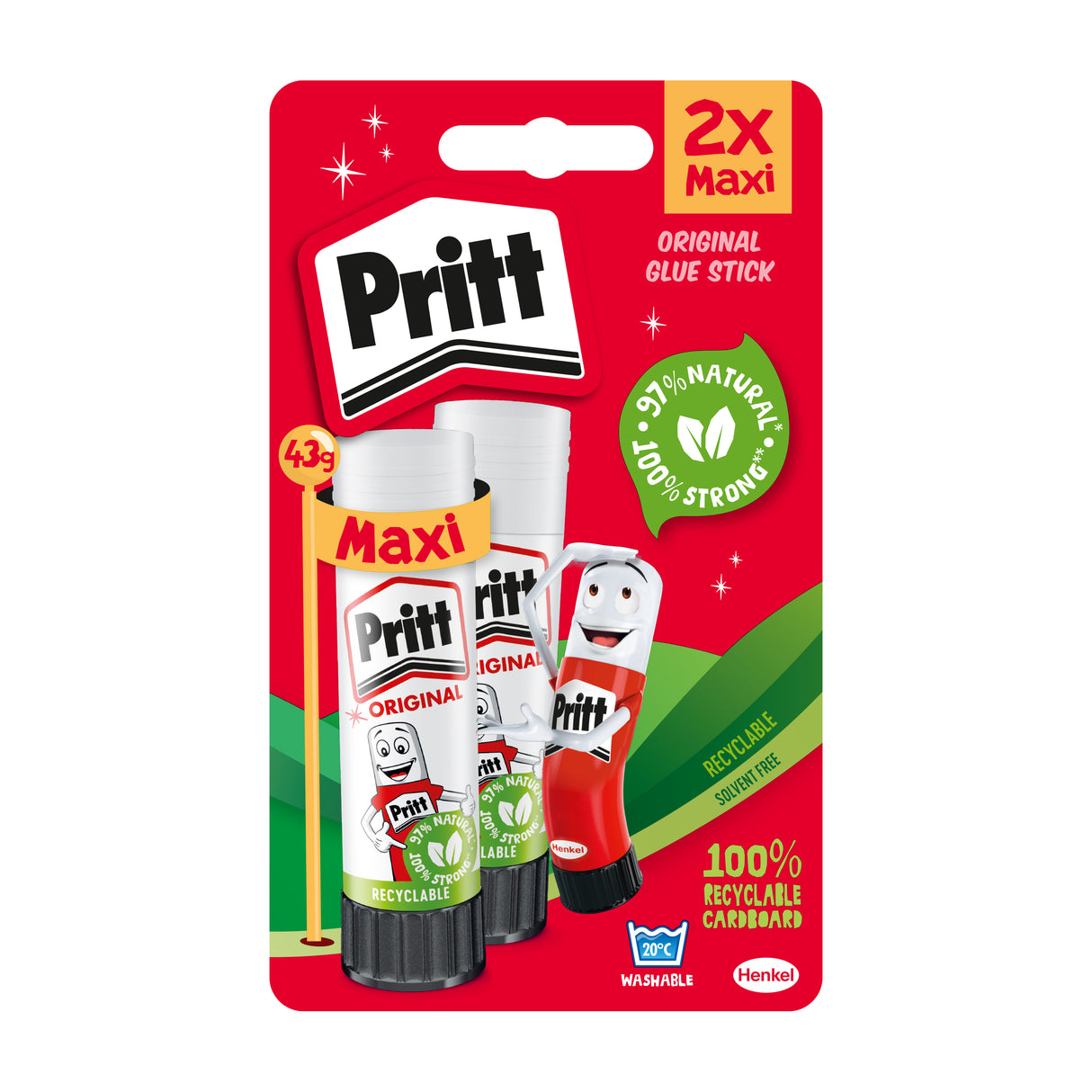 PRITT STICK 43G 2PK (1485357)