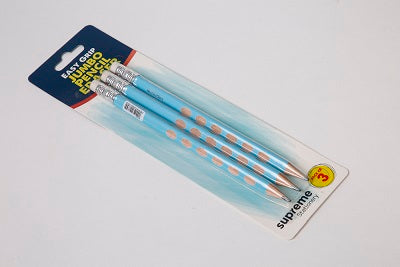 HB EASY GRIP PENCIL & ERASER 3 (HB-7394)