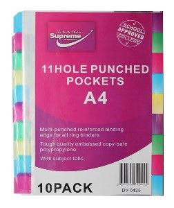 POLYPOCKETS A4 COLOUR TAB (DV-0425)