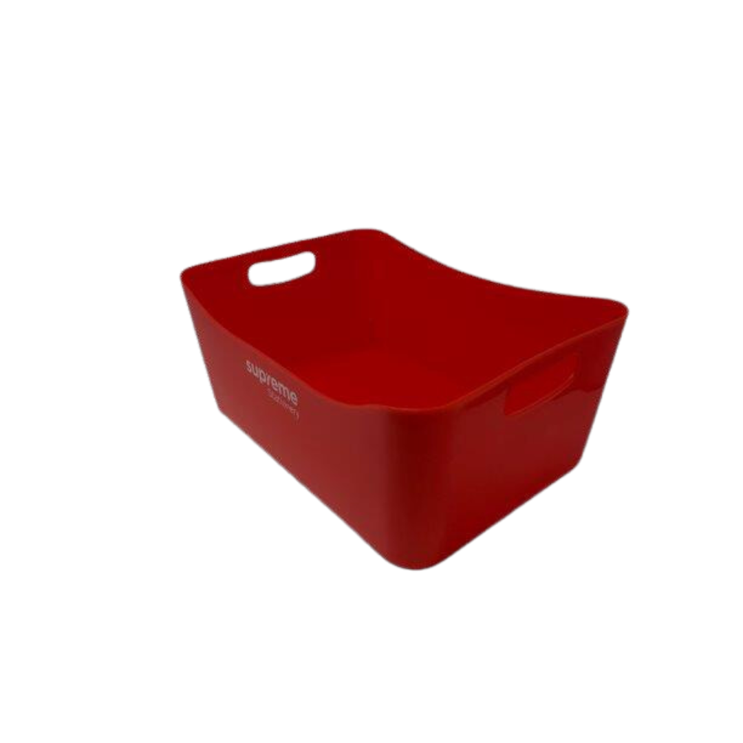 DESK STORAGE BASKET RED (BSK-1817)