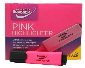 HIGHLIGHTER PINK 12PK BOX (PH-0247)